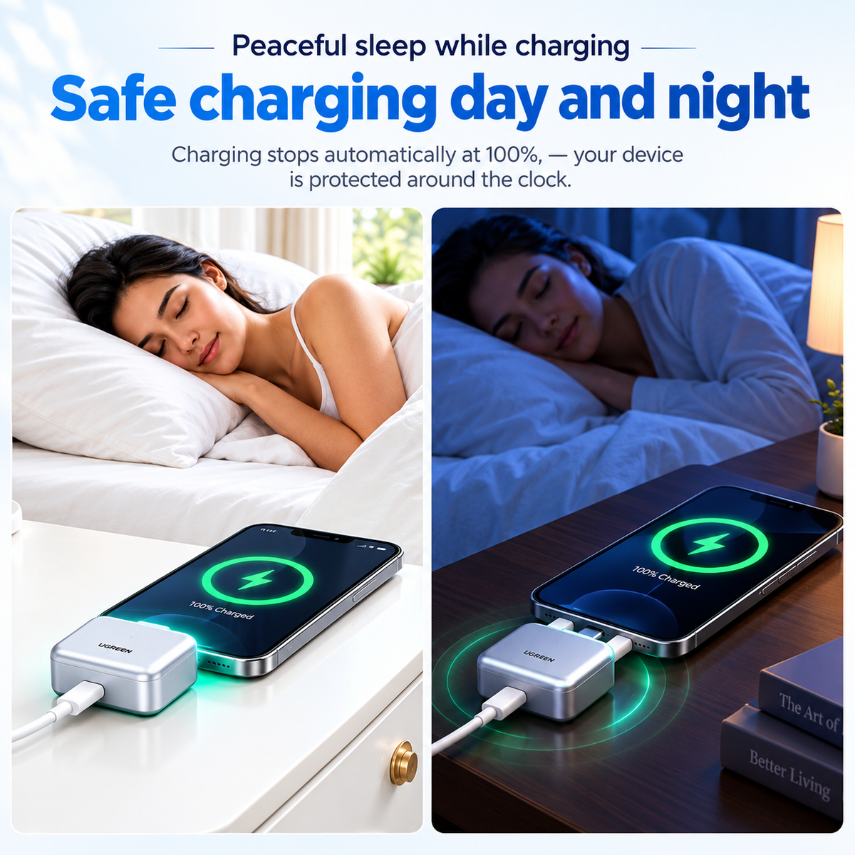 SB-C Smart Auto Eject Charging Adapter with LED Indicator