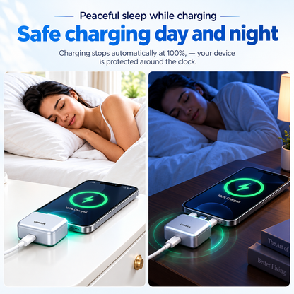 SB-C Smart Auto Eject Charging Adapter with LED Indicator