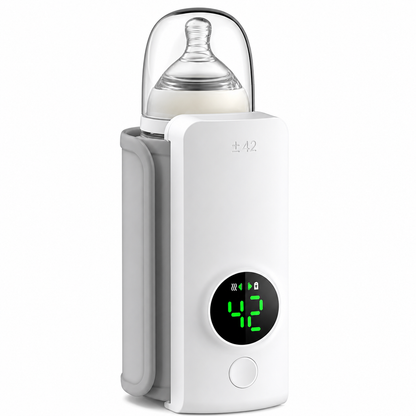 Portable Travel Bottle Warmer, Fast Heating (2-5 Minutes) Rechargeable Milk Warmer